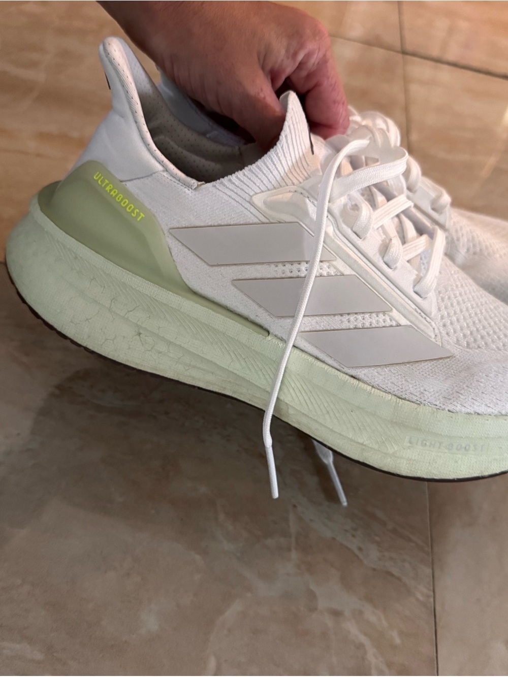Adidas Women’s Running Sneakers with Light Green Sole - Picture 6 of 6